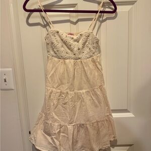 Cream Lace Dress by Mi Ami, Size Small